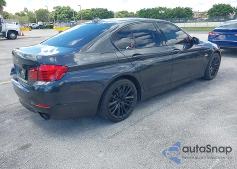 2011 BMW 550I из США, поврежденный, VIN WBAFR9C53BC618293